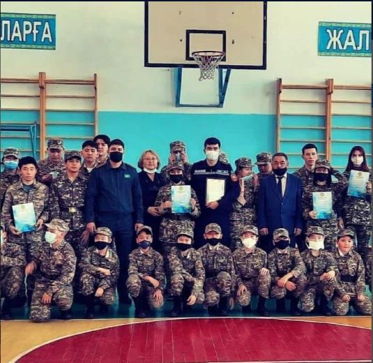 Дүниежүзілік азаматтық қорғаныс күніне арналған эстафета